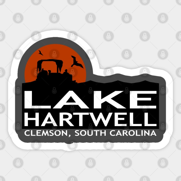 Lake Hartwell 2 Sticker by ilrokery